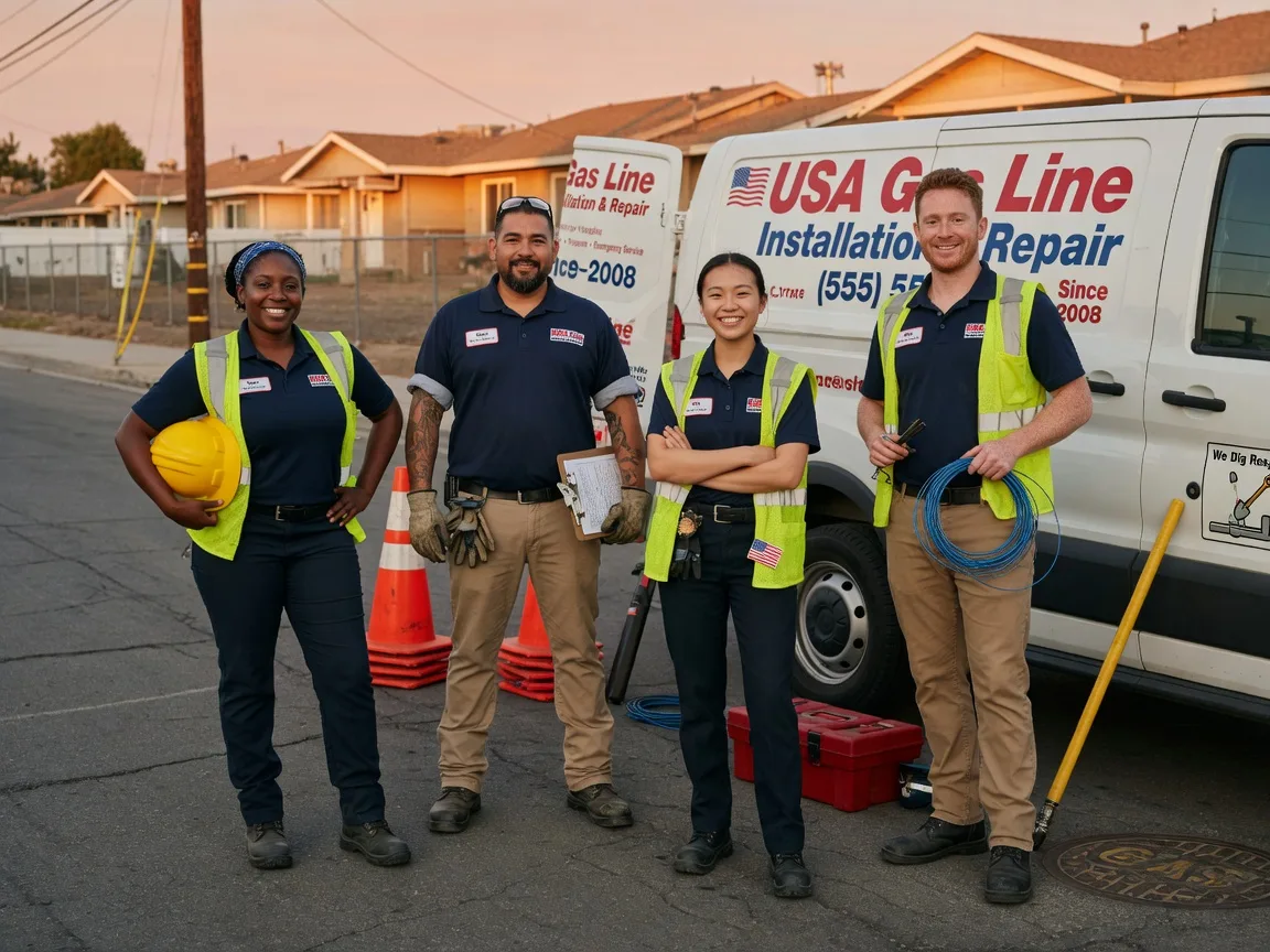 Gas Line Installation company in Inez, TX